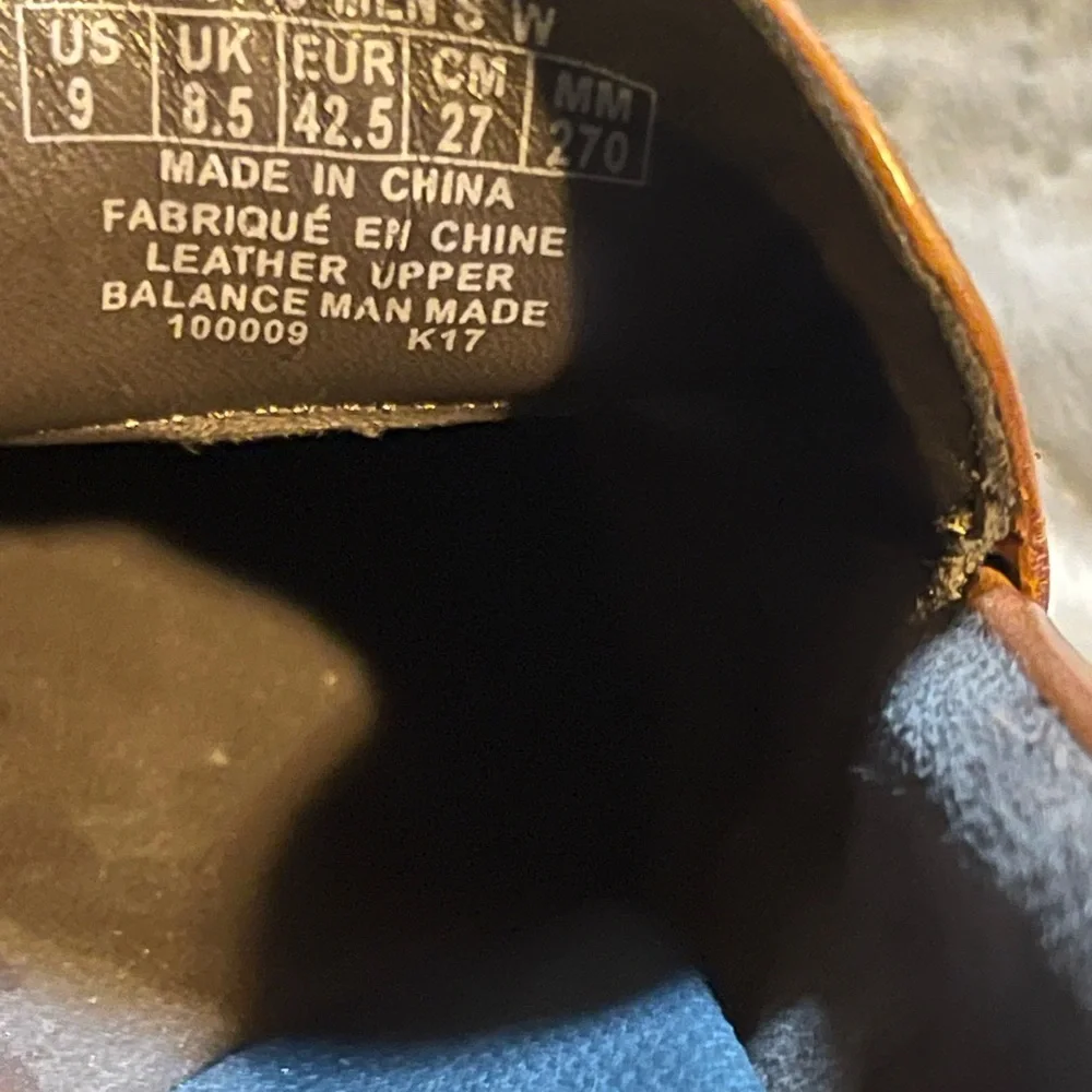 Rockport shoes men’s size 9 brown pre-owned‎ condition